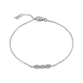 Diamond Square Link Bracelet - Dracakis Jewellers